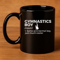 Funny Gymnastics Boy Definition Gymnast 11oz C Handle Ceramic Mug