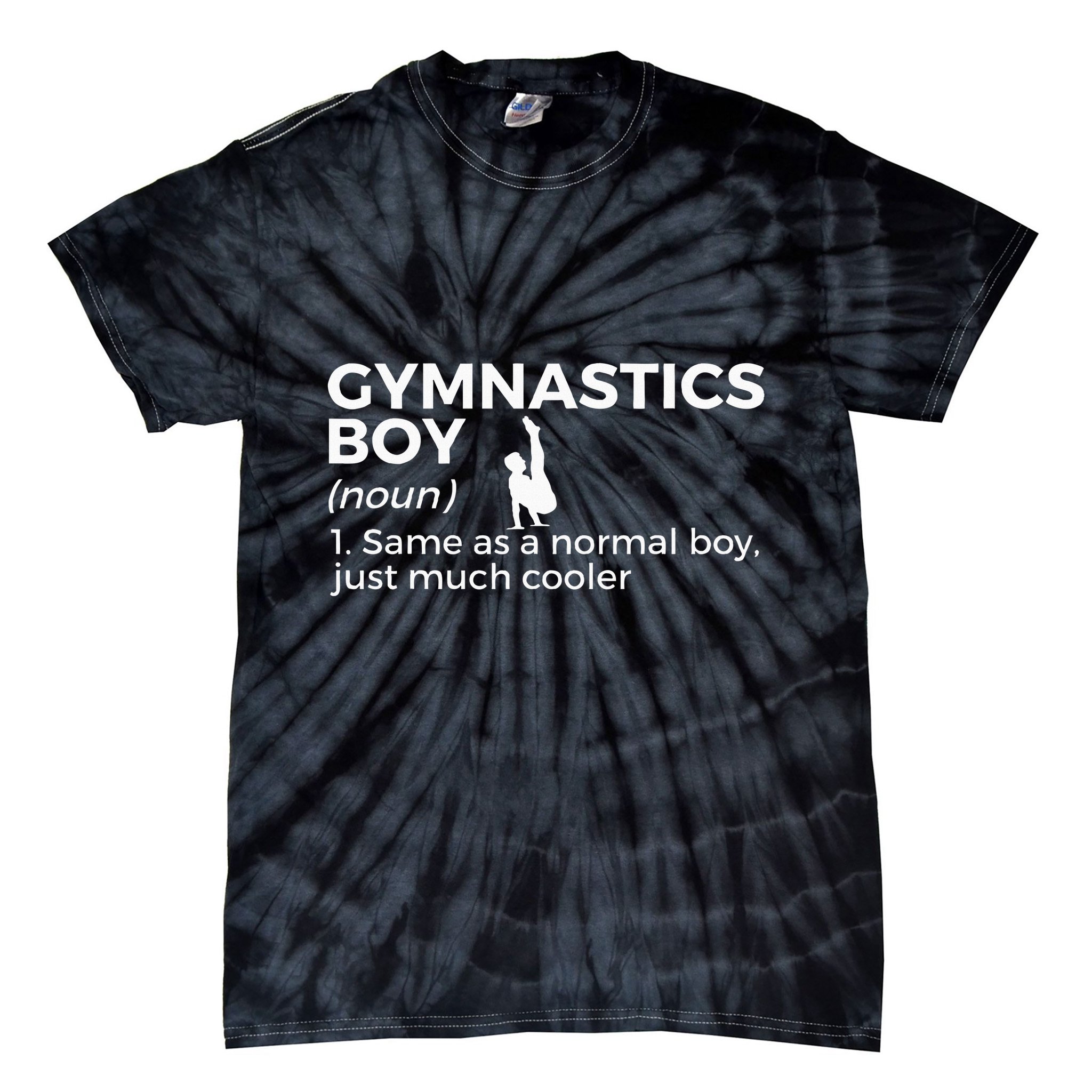 Funny Gymnastics Boy Definition Gymnast Tie-Dye T-Shirt