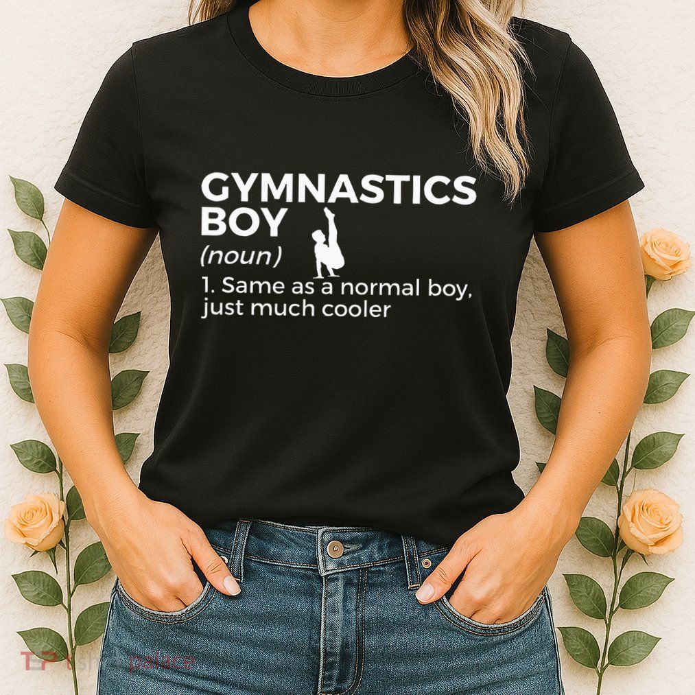 Funny Gymnastics Boy Definition Gymnast Womens T-Shirt