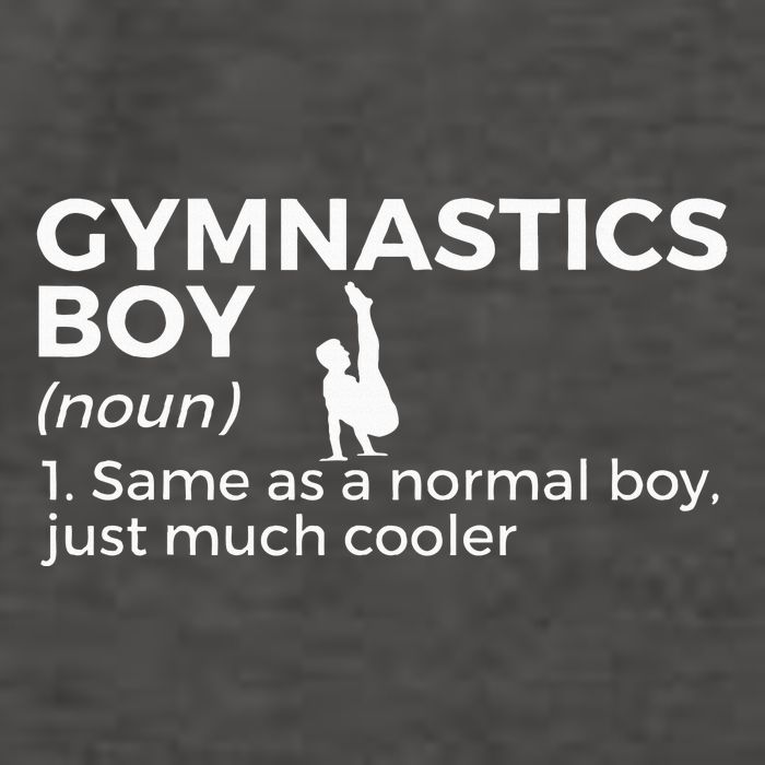 Funny Gymnastics Boy Definition Gymnast Vector Backpack