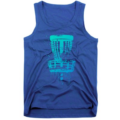 Frisbee Golf Basket Chainz Frolf Course Disc Golf Basket Gift Tank Top