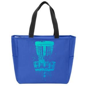 Frisbee Golf Basket Chainz Frolf Course Disc Golf Basket Gift Zip Tote Bag