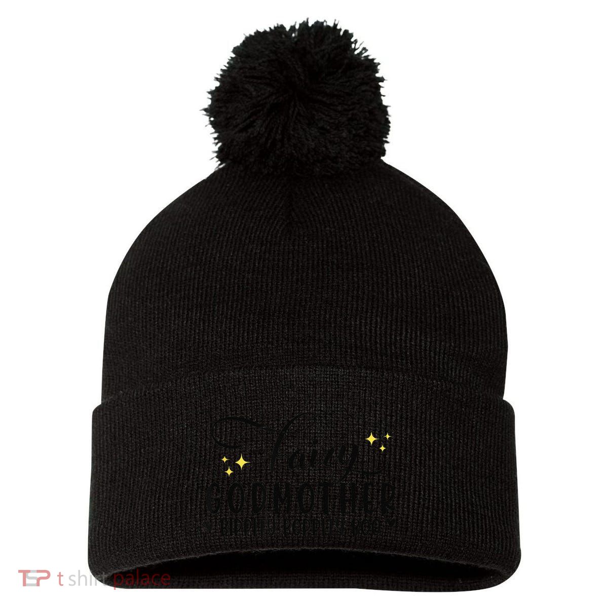 Fairy Godmother Bippity Boppity Boo Mothers Day Pom Pom 12in Knit Beanie