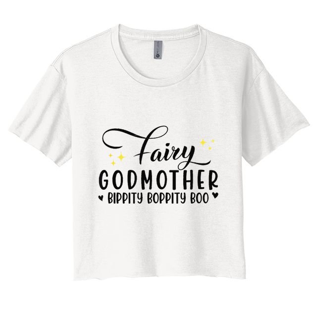 Fairy Godmother Bippity Boppity Boo Mothers Day Crop Top