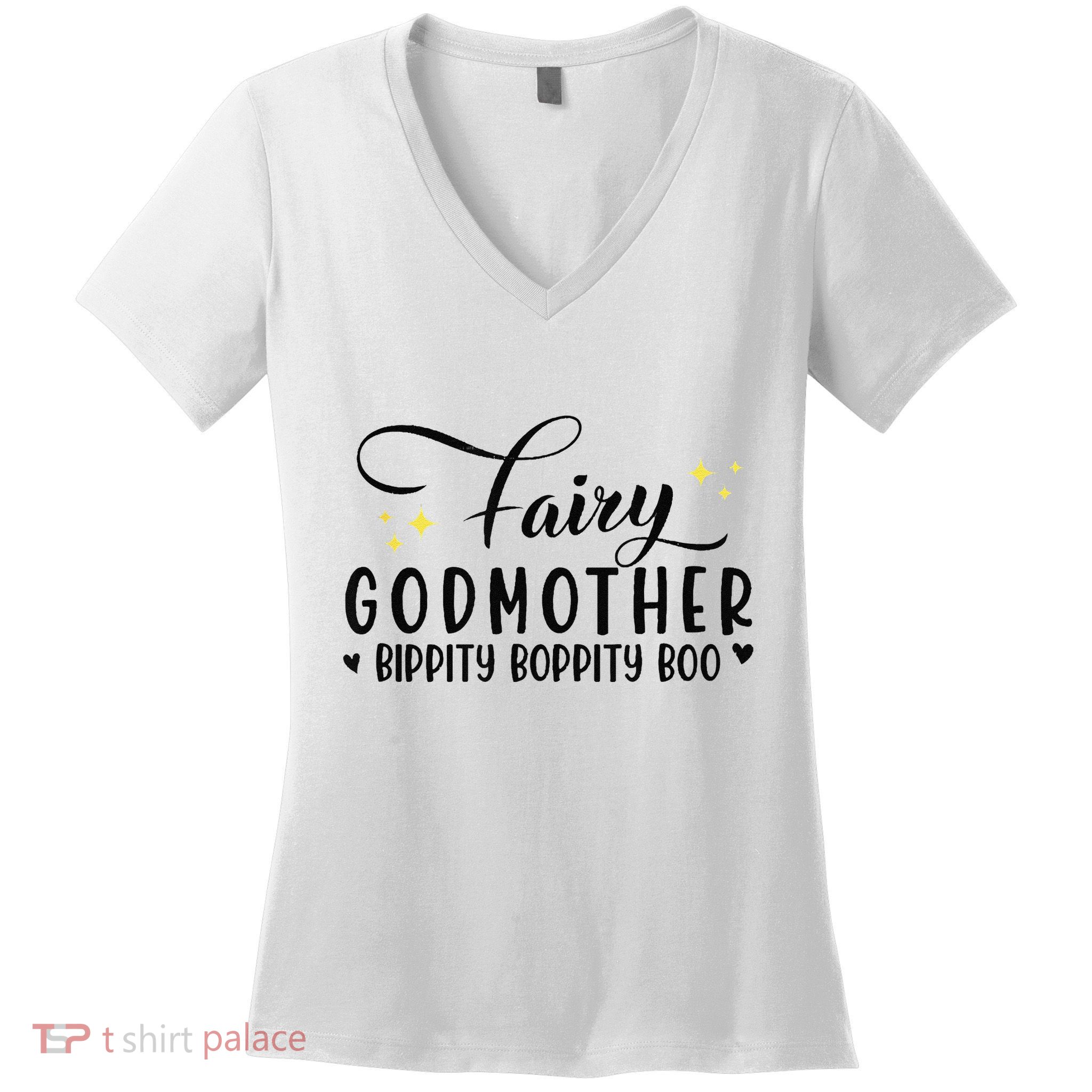 Fairy Godmother Bippity Boppity Boo Mothers Day Women's V-Neck T-Shirt