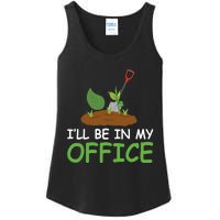 Funny Gardening Be In My Office Funny Gardening Ladies Essential Tank