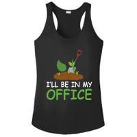 Funny Gardening Be In My Office Funny Gardening Ladies PosiCharge Competitor Racerback Tank