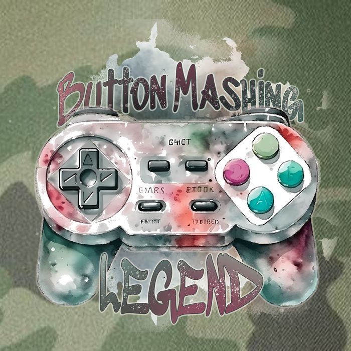 Funny Gamer Button Mashing Legend Legacy Tie Dye Trucker Hat