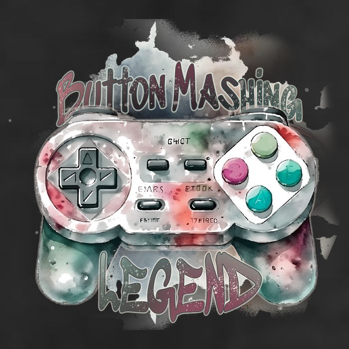 Funny Gamer Button Mashing Legend Cool Comfort Performance Bucket Hat
