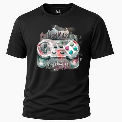 Funny Gamer Button Mashing Legend Performance Shirt