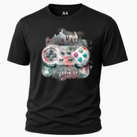 Funny Gamer Button Mashing Legend Cooling Performance Crew T-Shirt