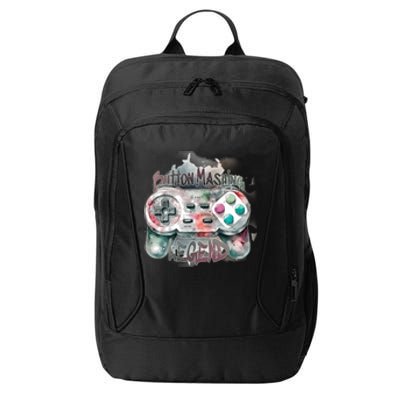 Funny Gamer Button Mashing Legend City Backpack