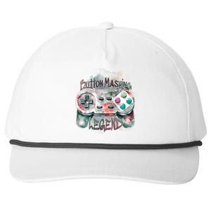 Funny Gamer Button Mashing Legend Snapback Five-Panel Rope Hat