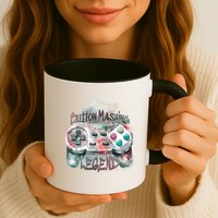Funny Gamer Button Mashing Legend Mug