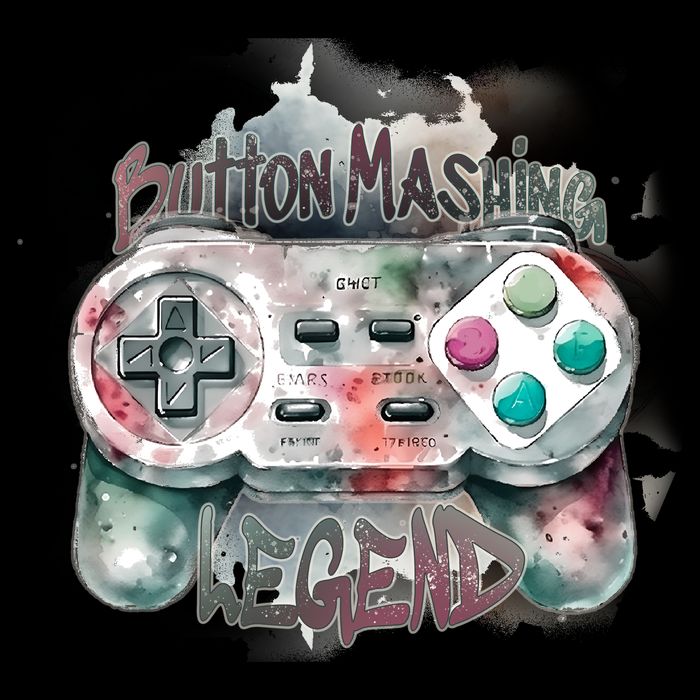 Funny Gamer Button Mashing Legend 16 in Basic Backpack