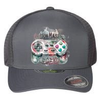 Funny Gamer Button Mashing Legend Flexfit Unipanel Trucker Cap