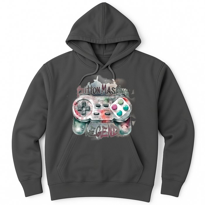 Funny Gamer Button Mashing Legend Hoodie