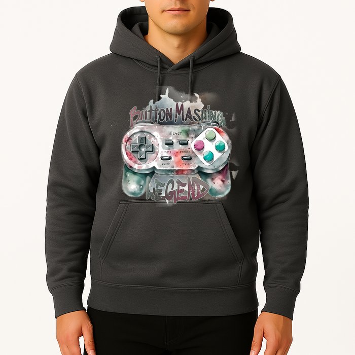 Funny Gamer Button Mashing Legend Hoodie