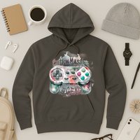 Funny Gamer Button Mashing Legend Hoodie