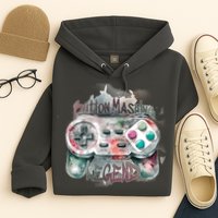 Funny Gamer Button Mashing Legend Hoodie