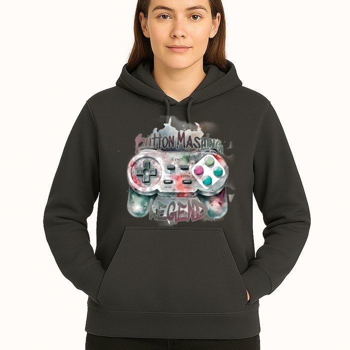Funny Gamer Button Mashing Legend Hoodie