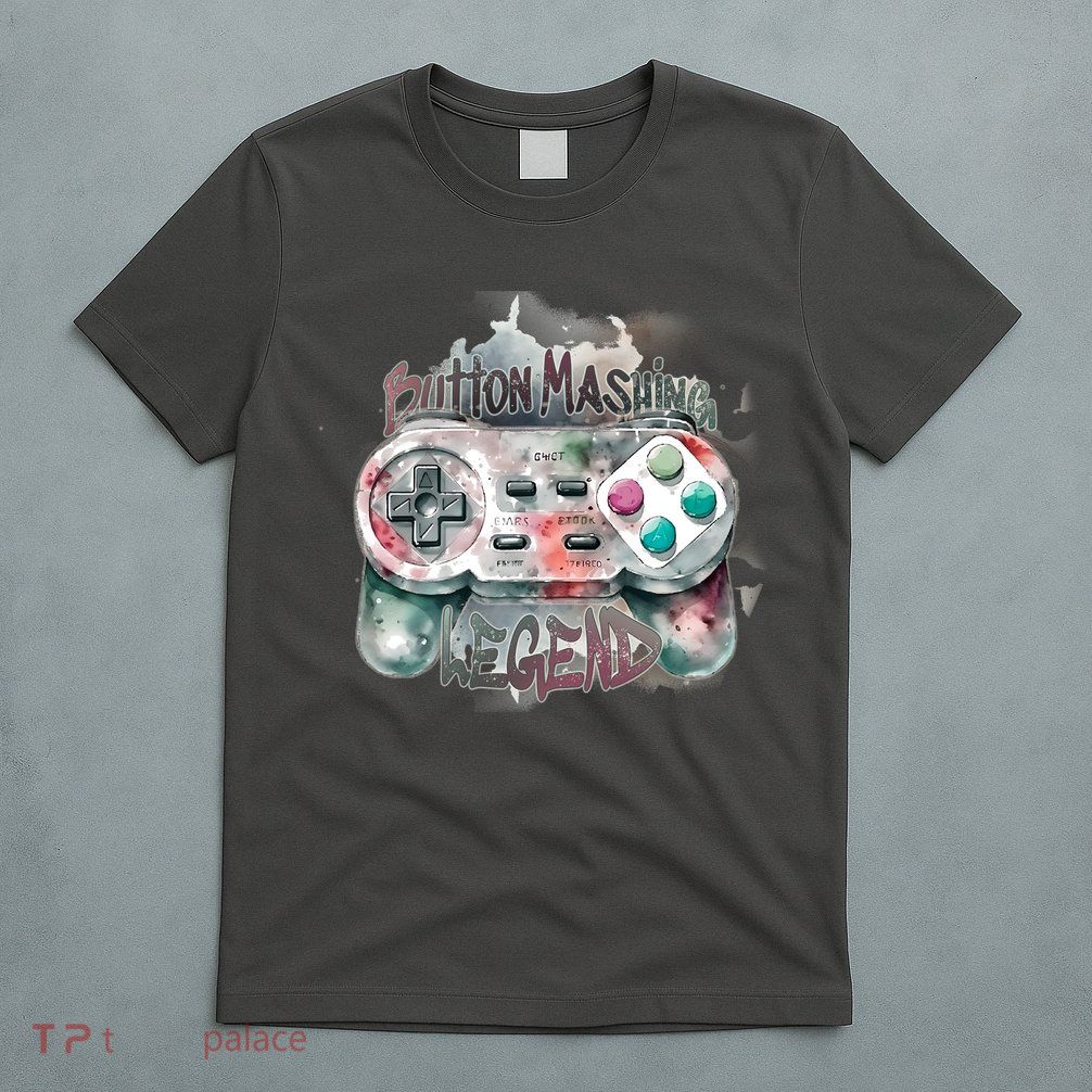 Funny Gamer Button Mashing Legend T-Shirt