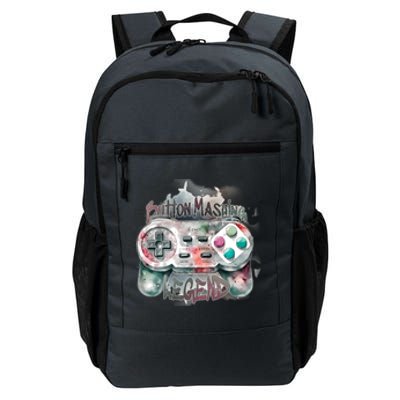 Funny Gamer Button Mashing Legend Daily Commute Backpack