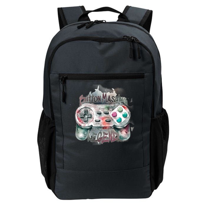 Funny Gamer Button Mashing Legend Daily Commute Backpack