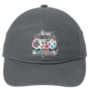 Funny Gamer Button Mashing Legend 7-Panel Snapback Hat