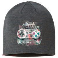 Funny Gamer Button Mashing Legend Sustainable Beanie