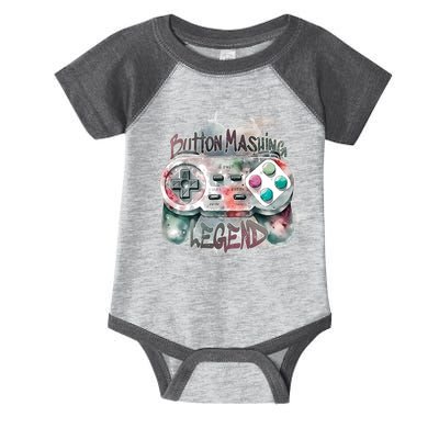 Funny Gamer Button Mashing Legend Infant Baby Jersey Bodysuit