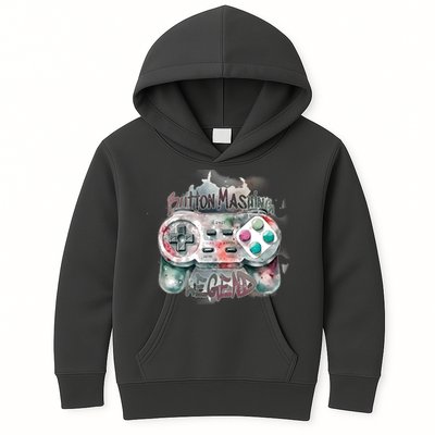 Funny Gamer Button Mashing Legend Kids Hoodie