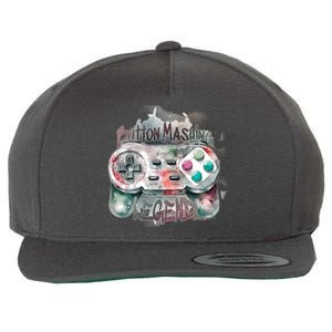 Funny Gamer Button Mashing Legend Wool Snapback Cap