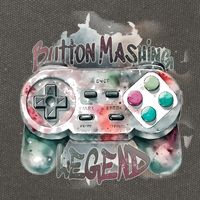 Funny Gamer Button Mashing Legend Cotton Canvas Backpack