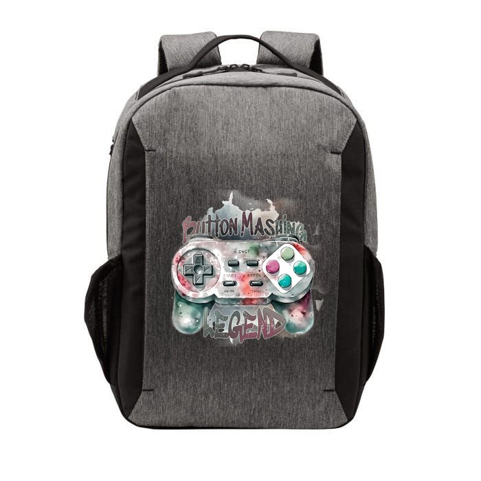 Funny Gamer Button Mashing Legend Vector Backpack
