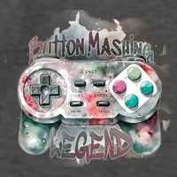 Funny Gamer Button Mashing Legend Vector Backpack