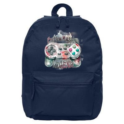 Funny Gamer Button Mashing Legend 16 in Basic Backpack