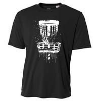 Frisbee Golf Basket Chainz Frolf Course Disc Golf Basket Cute Gift Cooling Performance Crew T-Shirt