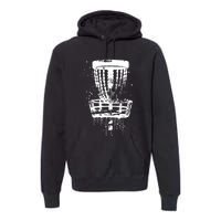 Frisbee Golf Basket Chainz Frolf Course Disc Golf Basket Cute Gift Premium Hoodie