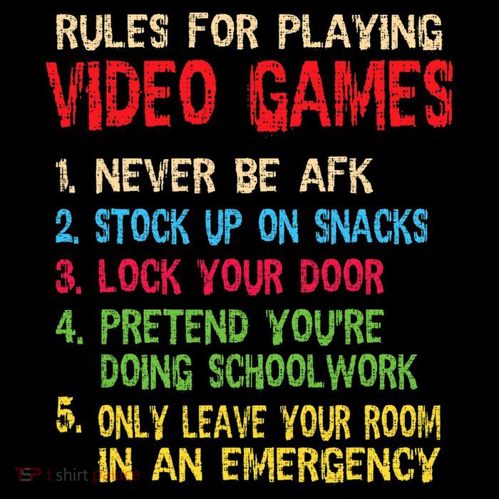 Funny Gamer Boys Teens Saying Rules For Playing Video Games Impact Tech Backpack