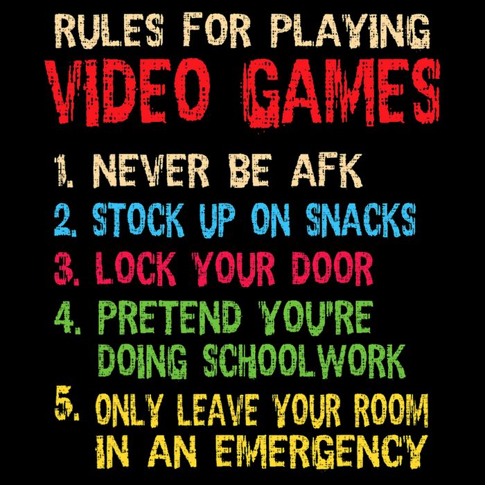 Funny Gamer Boys Teens Saying Rules For Playing Video Games 16 in Basic Backpack