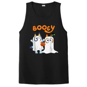 Funny Ghost Booey Halloween Spooky Season PosiCharge Competitor Tank