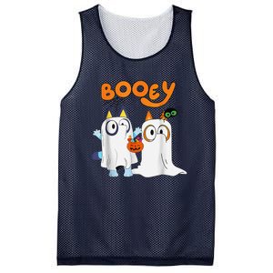 Funny Ghost Booey Halloween Spooky Season Mesh Reversible Basketball Jersey Tank