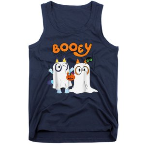 Funny Ghost Booey Halloween Spooky Season Tank Top