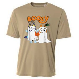 Funny Ghost Booey Halloween Spooky Season Cooling Performance Crew T-Shirt