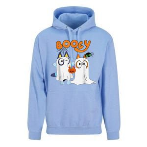 Funny Ghost Booey Halloween Spooky Season Unisex Surf Hoodie