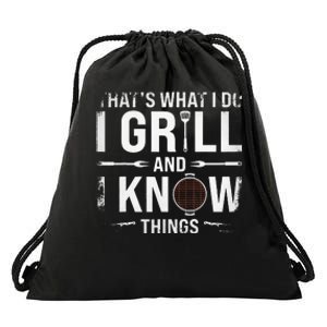 Funny Grilling BBQ Barbecue Smoking Meat Smoker Grill Lover Drawstring Bag