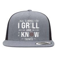 Funny Grilling BBQ Barbecue Smoking Meat Smoker Grill Lover Flat Bill Trucker Hat