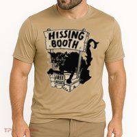 Funny Goth Black Cat Hissing Booth For Cat Moms & Cat Dads Performance Shirt