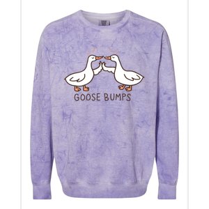 Funny Goose Bumps Colorblast Crewneck Sweatshirt